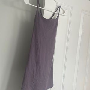 Halara purple exercise dress